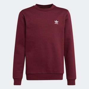 Maroon Adidas Crew Sweatshirt